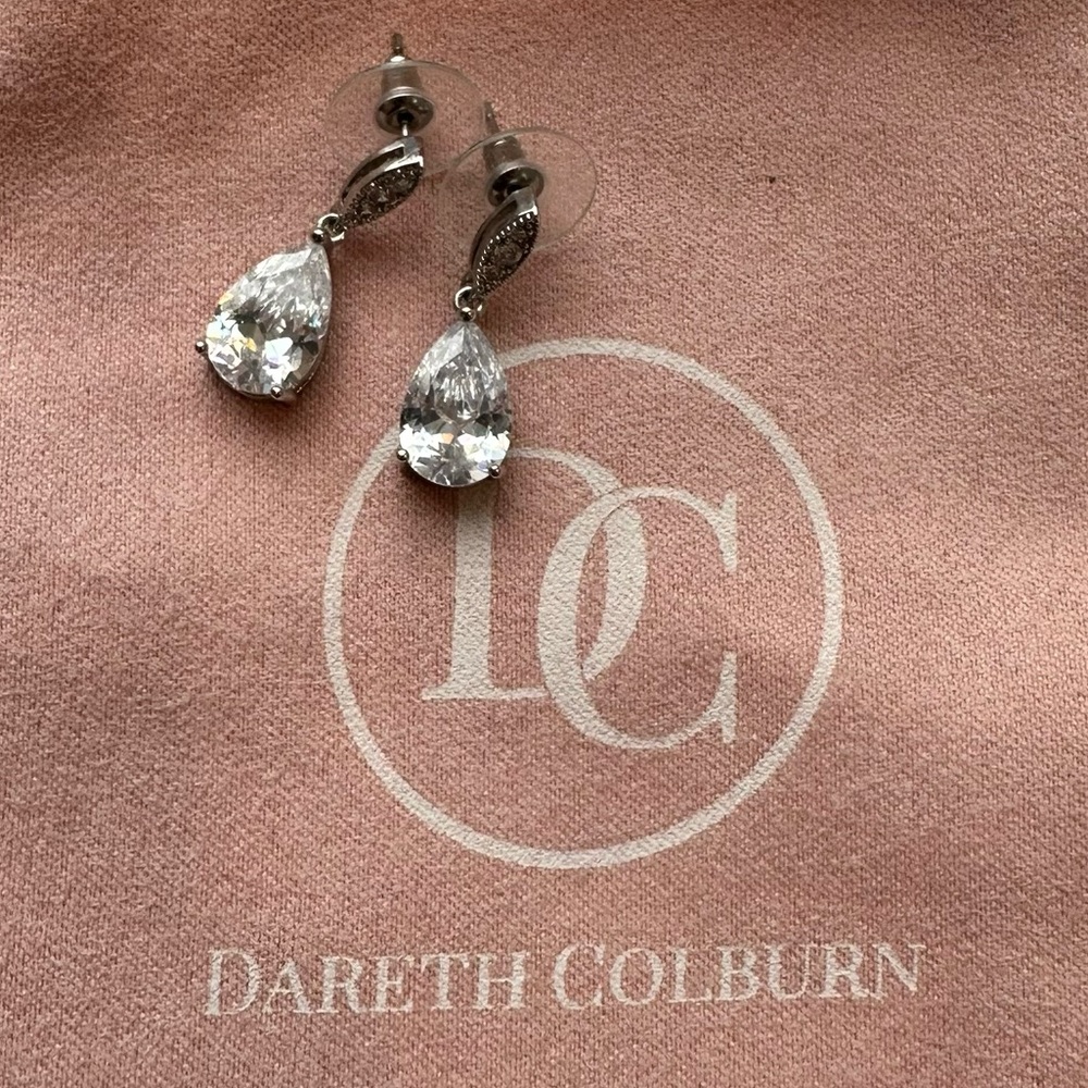 Teardrop Diamond earrings